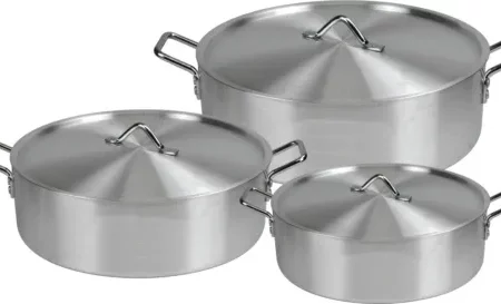 3 x PRIMA DIVIDED NON STICK WONDER KITCHEN COOKWARE SET COMBO FRYING PAN LID UK - Image 2