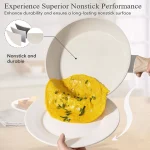 Pots and Pans Set Non Stick 12 Pcs Kitchen Cookware Sets Induction Granite Cookie - Image 3