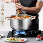 Pots and Pans Set -8 Piece Stainless Steel Kitchen Cookware Set,Pots and Pans... - Image 2
