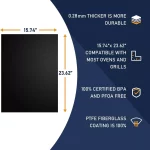Oven Liners for Bottom of Oven 5 Pack Large Thick Heavy Duty Reusable Non-Stick - Image 3