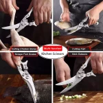 Kitchen bone Scissor Kitchen Poultry Shears Stainless Steel Heavy Duty - Image 2