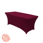 Spandex 4ft ,6ft ,8ft Stretch Fitted Tablecloth Table Cover Wedding Event - Image 11
