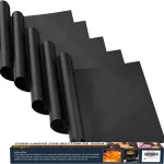 Oven Liners for Bottom of Oven 5 Pack Large Thick Heavy Duty Reusable Non-Stick