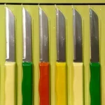 FIXWELL Stainless Steel Knives Assorted Color Knife Multi-purpose Usage Set Of 6