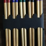 5 Pair Chinese Japanese Sushi Reusable Wooden Chopsticks Multi Pattern - Image 5