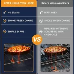 Oven Liners for Bottom of Oven 5 Pack Large Thick Heavy Duty Reusable Non-Stick - Image 4