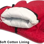 Oven Mitts High Heat Resistant Cotton with Silicone Grip Kitchen Cooking 2Pcs - Image 3