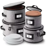 China Dinnerware Storage Sets Hard Shell Flatware, Plates & Cups Storage Holders