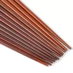 NEW 6 Pairs Handmade Japanese Natural Chestnut Wood Chopsticks Set Value Gift - Image 4