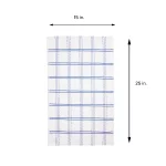 6 Pack of Kitchen Tea Towels - Striped Popcorn Pattern - 15 x 25 in 100% Cotton - Image 4