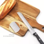Humbee Chef, Stainless Steel Serrated Bread Knives 8/10/12 inch - Image 3