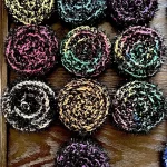 Set of 5 Crocheted Scrubby Yarn Dish Scrubbies