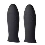 2PCS Silicone Hot Handle Pot Holder Cast Iron Skillets Sleeve Cover Grip B384