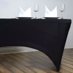 Spandex 4ft ,6ft ,8ft Stretch Fitted Tablecloth Table Cover Wedding Event - Image 5