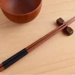 NEW 6 Pairs Handmade Japanese Natural Chestnut Wood Chopsticks Set Value Gift - Image 6