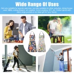 2Pcs Floral Kitchen Apron with Pocket for Women Men Chef Cooking BBQ Adjustable - Image 6