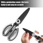Kitchen Scissors Heavy Duty Stainless Steel Multipurpose Ultra Sharp Shears - Image 6