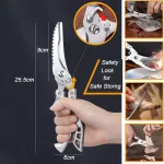 Kitchen bone Scissor Kitchen Poultry Shears Stainless Steel Heavy Duty - Image 6