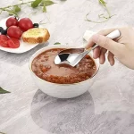 HIWARE Thick Heavy-Weight Soup Spoons, High Grade Stainless Steel Soup Spoons, T - Image 7