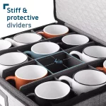 China Dinnerware Storage Sets Hard Shell Flatware, Plates & Cups Storage Holders - Image 6