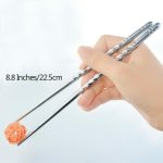 Purple Stainless Steel Spoon Chopsticks Set Rose Korean Chinese Rice CHOP Sticks - Image 7