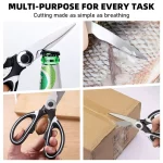 Kitchen Scissors Heavy Duty Stainless Steel Multipurpose Ultra Sharp Shears - Image 8