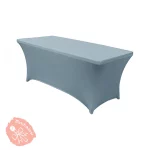 Spandex 4ft ,6ft ,8ft Stretch Fitted Tablecloth Table Cover Wedding Event - Image 9