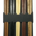 5 Pair Chinese Japanese Sushi Reusable Wooden Chopsticks Multi Pattern - Image 14