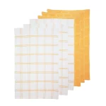 6 Pack of Kitchen Tea Towels - Striped Popcorn Pattern - 15 x 25 in 100% Cotton - Image 10