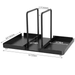 Napkin Holder for Table Metal Napkin Holder with Salt and Pepper Shakers Cad - Image 6