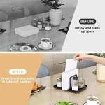 Napkin Holder for Table Metal Napkin Holder with Salt and Pepper Shakers Cad - Image 7